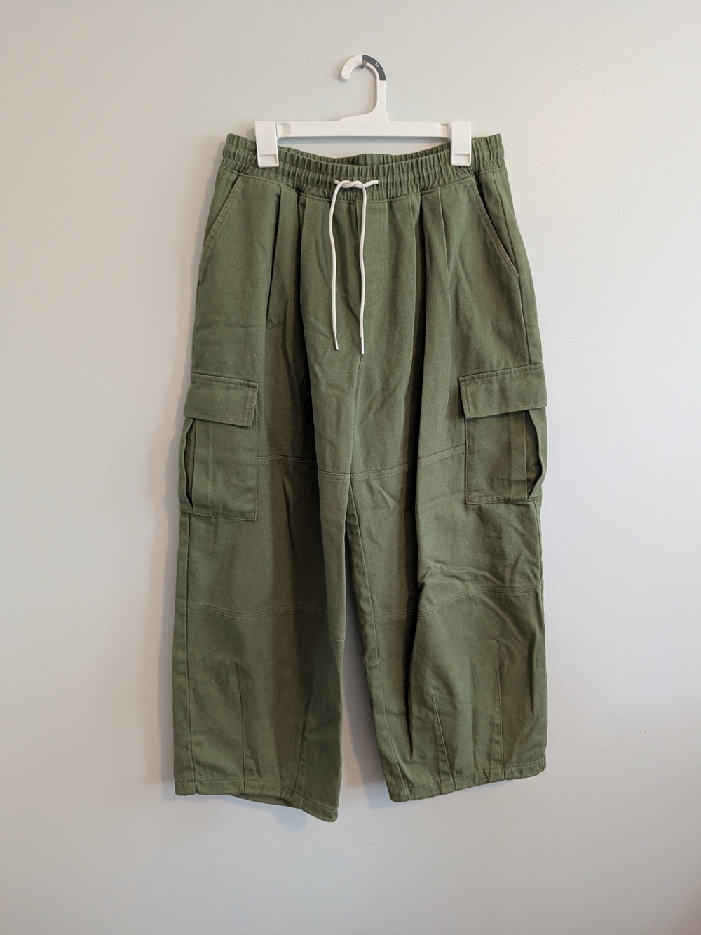 BDG Olive Green Cargo Pants with Drawstring